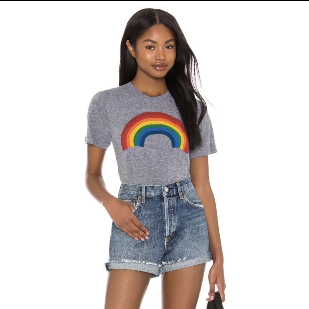 Aviator nation Rainbow T shirt